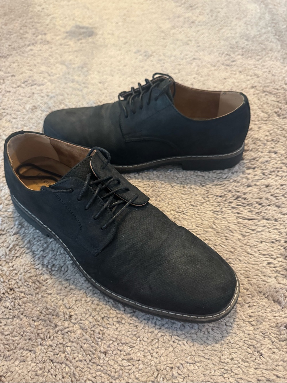 Men's Black Suede Freeman Dress Shoes
